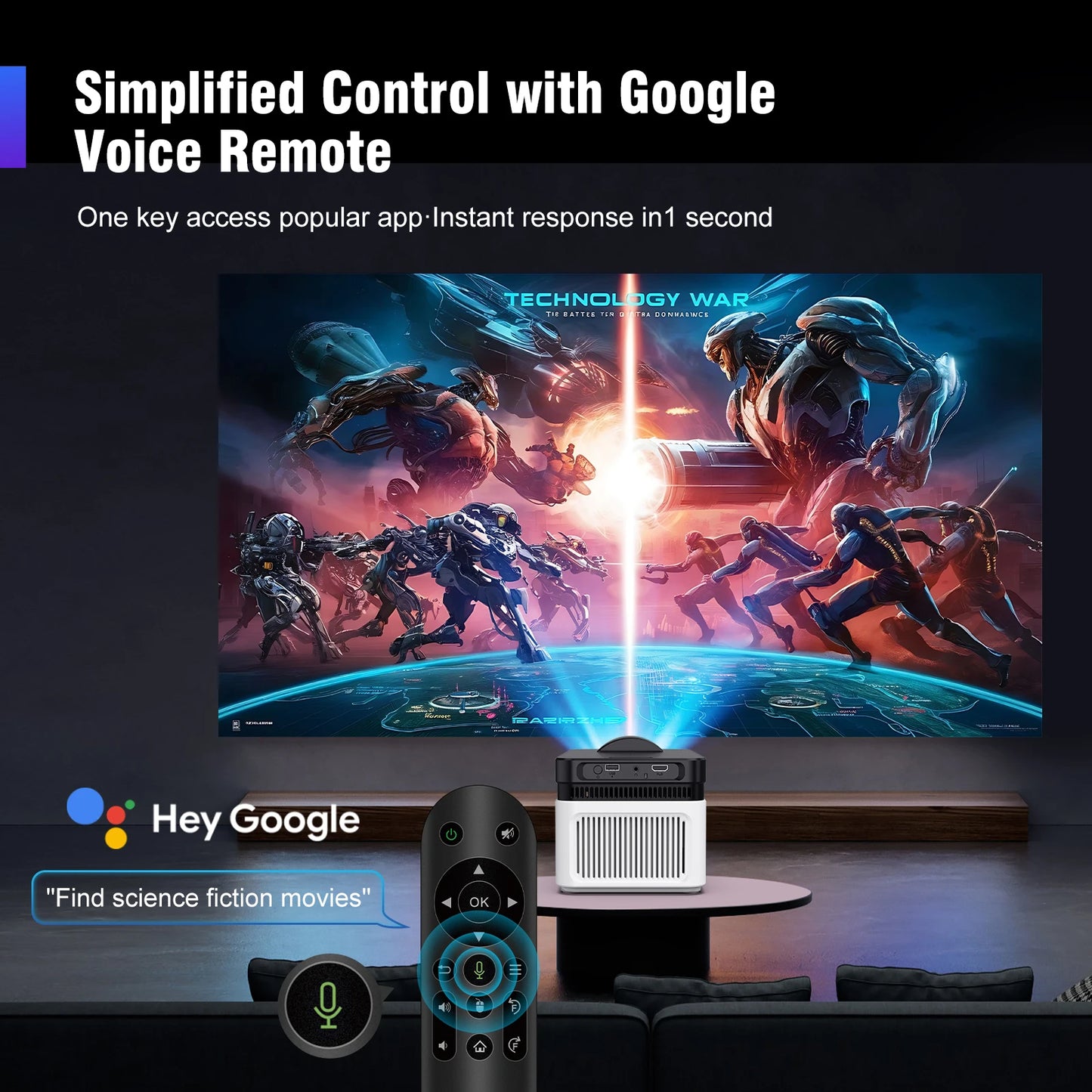 🎬 Projecteur Cinéma Magcubic HY450 – 8K Ultra HD & WiFi 6