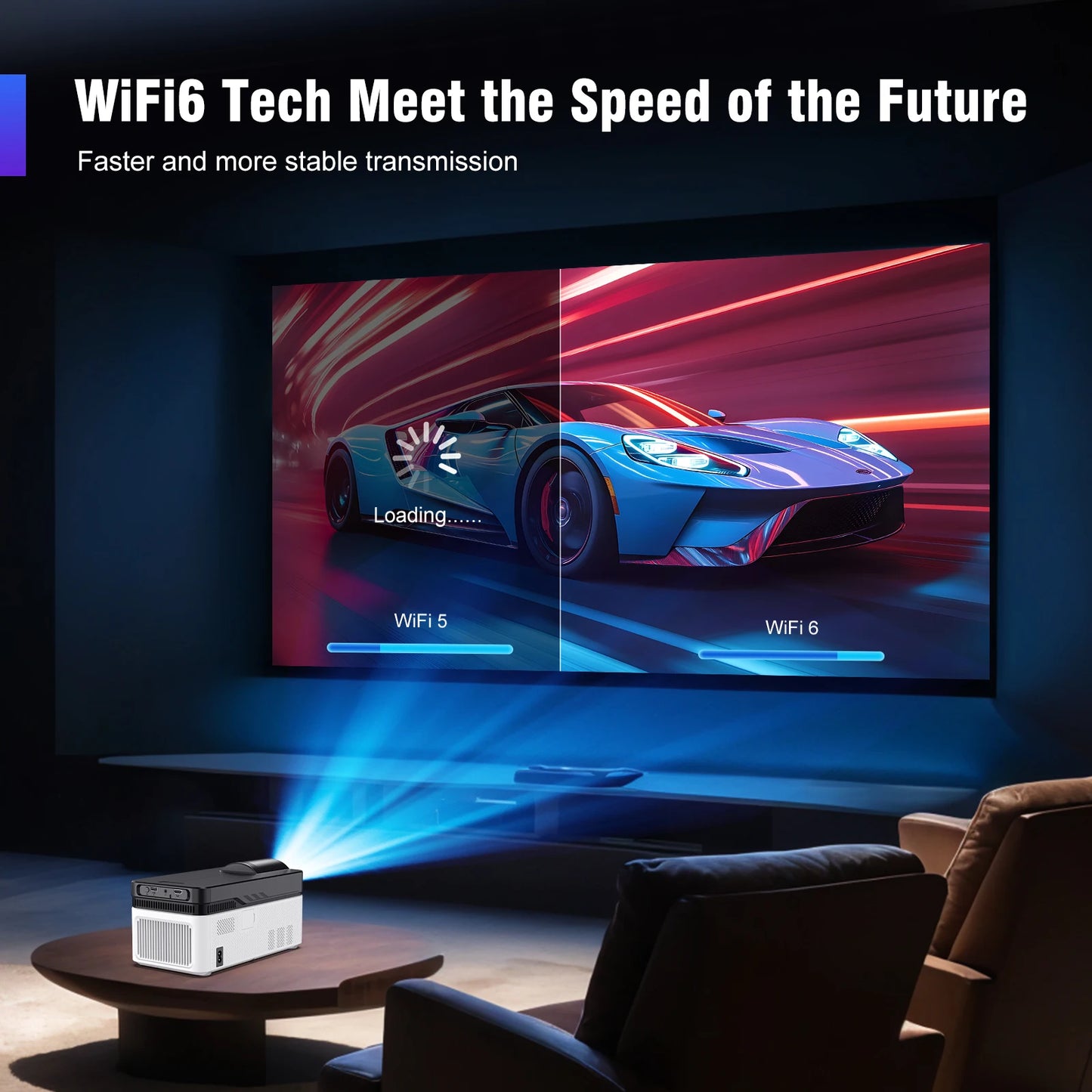 🎬 Projecteur Cinéma Magcubic HY450 – 8K Ultra HD & WiFi 6