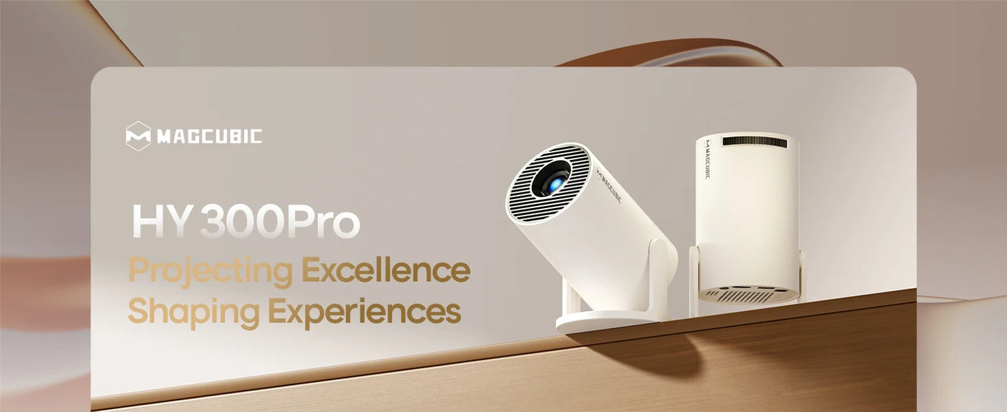 Mini Projecteur HY300 PRO 4K – Cinéma Maison & Extérieur, Android 11, WiFi 6, Bluetooth 5.0, 290 ANSI