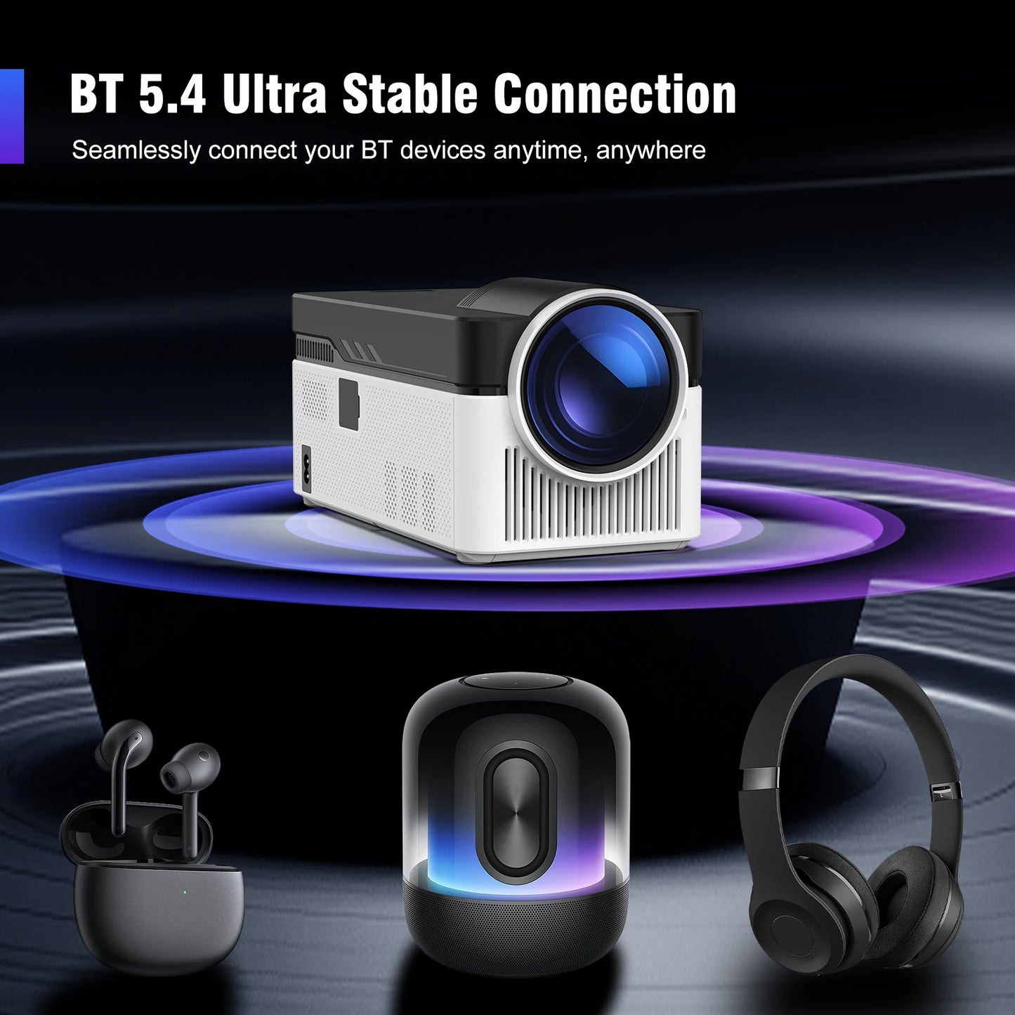 🎬 Projecteur Cinéma Magcubic HY450 – 8K Ultra HD & WiFi 6