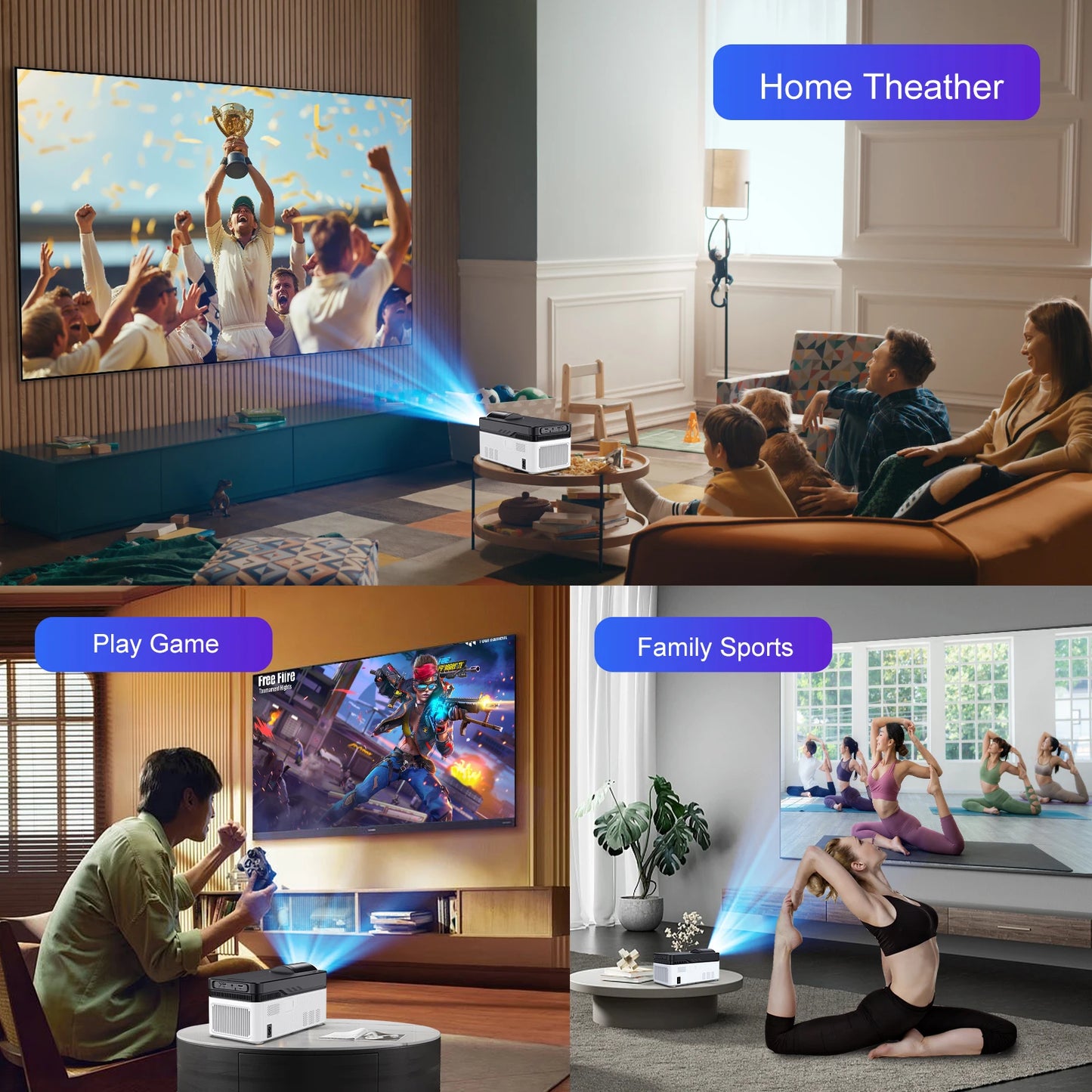 🎬 Projecteur Cinéma Magcubic HY450 – 8K Ultra HD & WiFi 6