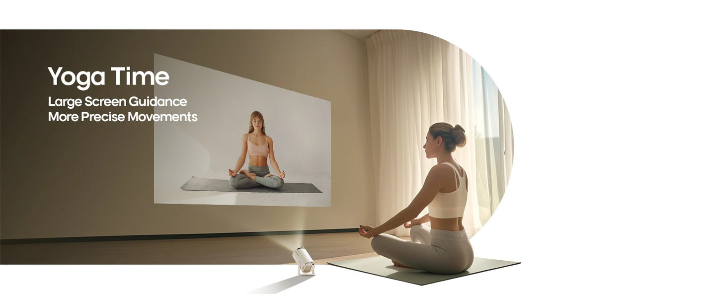 Mini Projecteur HY300 PRO 4K – Cinéma Maison & Extérieur, Android 11, WiFi 6, Bluetooth 5.0, 290 ANSI